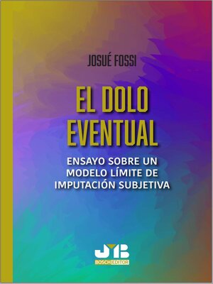 cover image of El dolo eventual